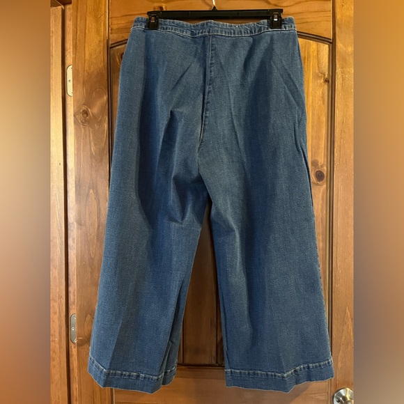 Gibson Latimer Ladies palazzo jean Size 12 - Picture 2 of 3